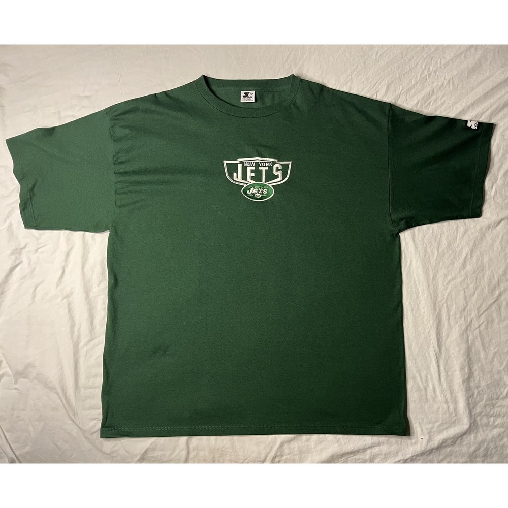 Vintage Starter New York Jets T Shirt Men's XXL Green Embroidered Logo USA Made - Picture 2 of 7